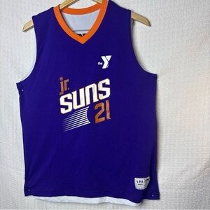 Jr. Suns Blue and Orange Basketball Jersey